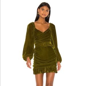 REVOLVE Tularosa Green Dress